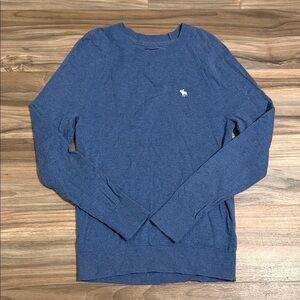 Vintage Abercrombie & Fitch Wool Blend Sweater Men’s Size S Heather Blue Y2K
